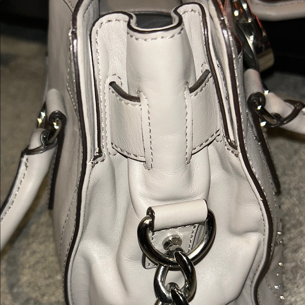 Michael Kors Gray Satchel with Silver Hardware - Picture 7 of 16